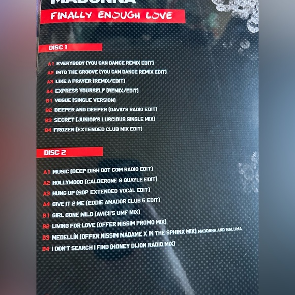 Madonna Finally Enough Love vinyl NWT - Picture 4 of 4